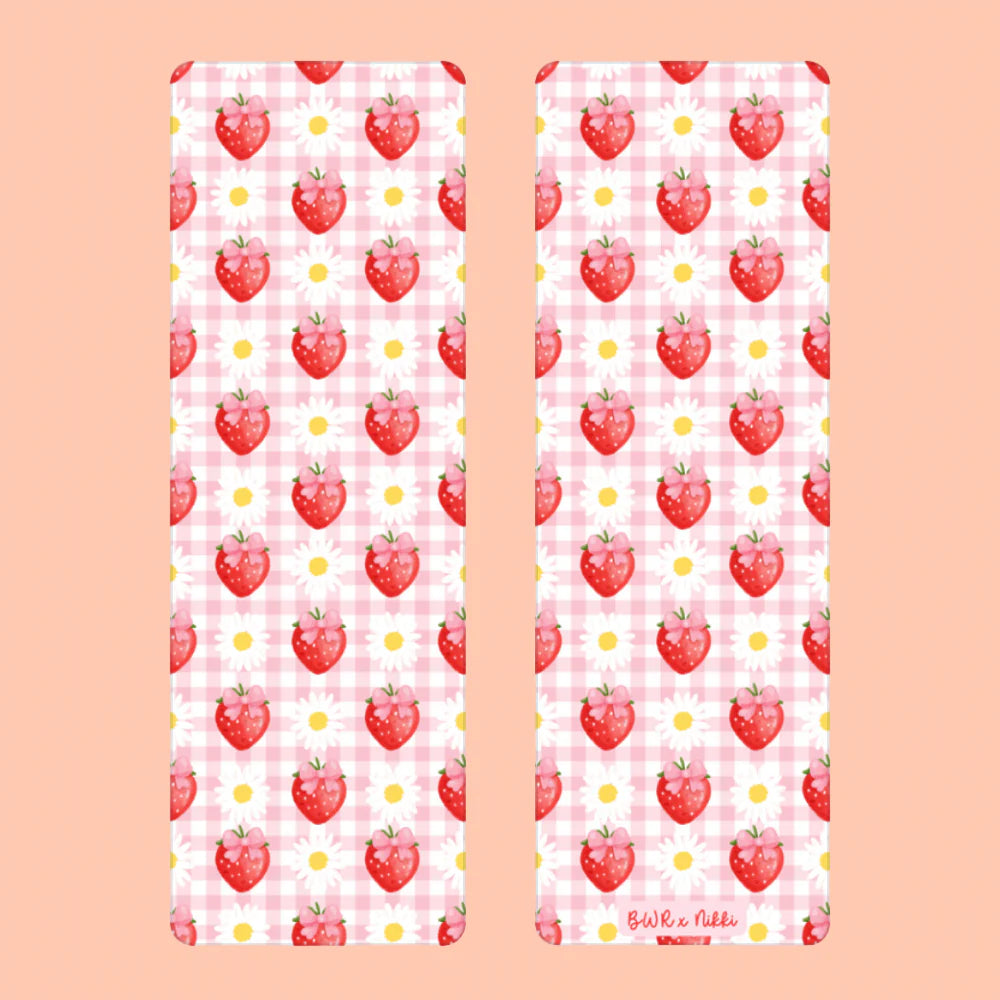 Strawberries & Daisies - Bookmark