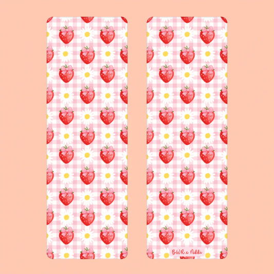 Strawberries & Daisies - Bookmark